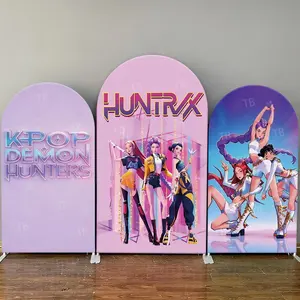 15-day Delivery Galaxy Hunters Arch Backdrop Cover for Anime Themed Birthday Party