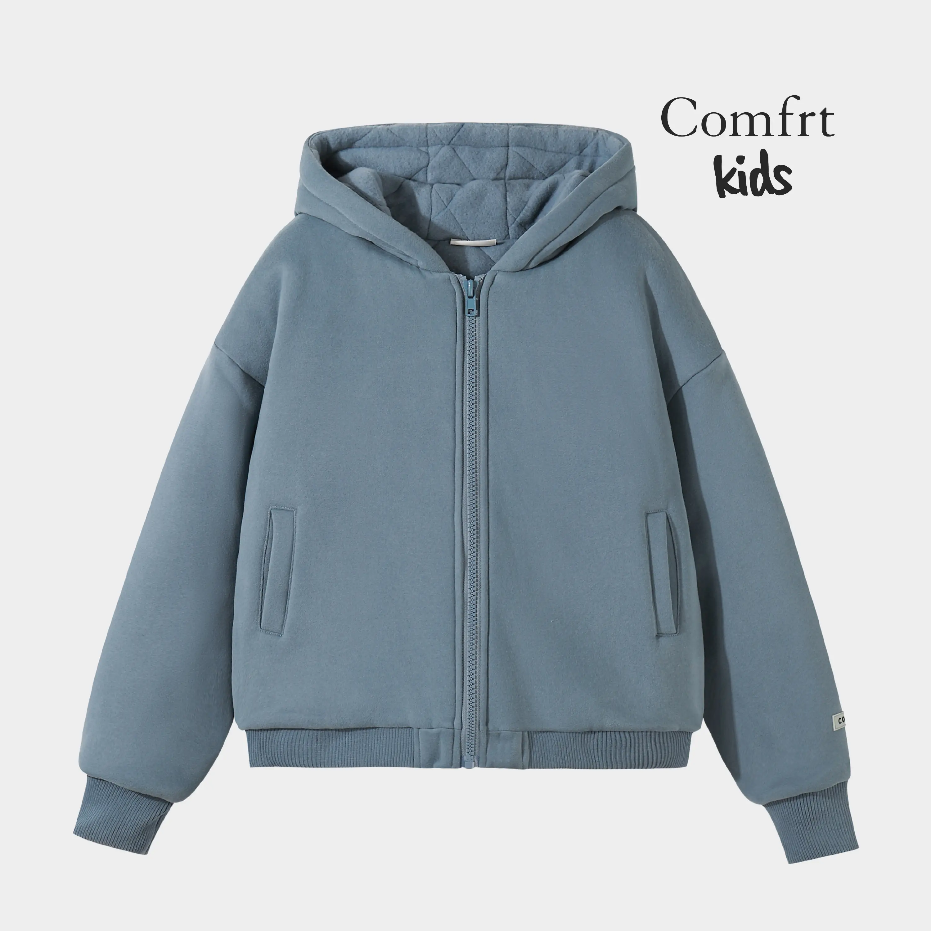 Comfrt Kids | Weighted Hoodie | Casual Cozy Sweatshirt 3lb Calming Weighted Zip Up