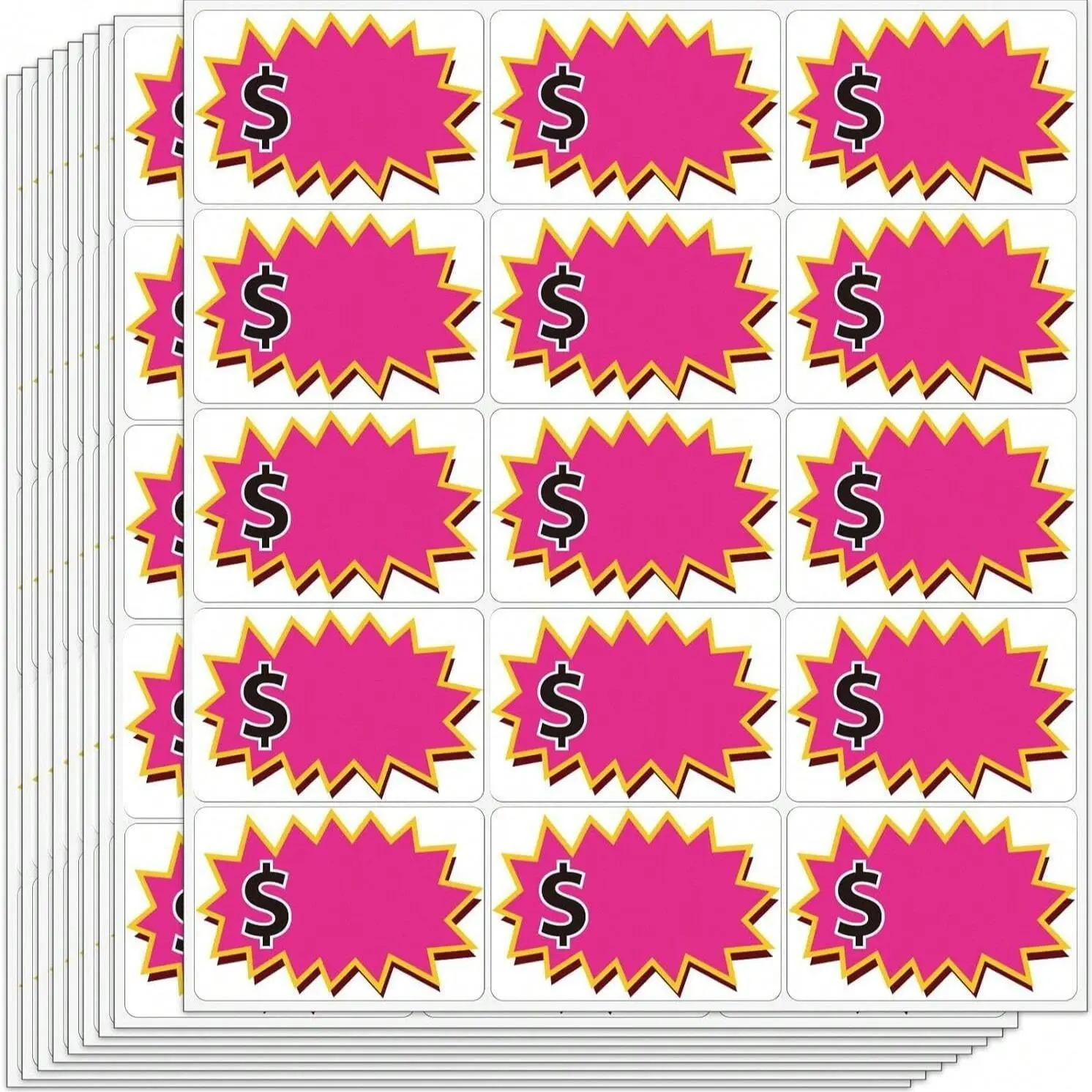 Price Tag Sticker, 90pcs/150pcs/set Colorful Discount Label Sticker, Advertising Sticker for Supermarket Promotion, Office Stationery & Supplies, Sticky Labels, Office Stickers