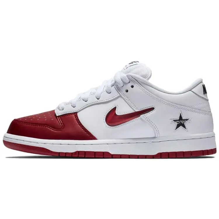 Nike X Supreme SB Dunk Low Varsity Red' Skate Shoes Unisex CK3480-600