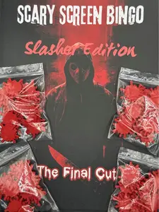 Scary Screen Bingo - TikTok Exclusive - Full Color Slasher Movie Game