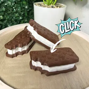Ice Cream Sandwich Clicker | Keyboard Fidget | Click Fidget | 3D Printed Clicker