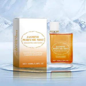 Women's light perfume. perfume with delicious scents of vanilla pistachio and caramel sunflower, women's hair and body perfume spray. Party and holiday gift