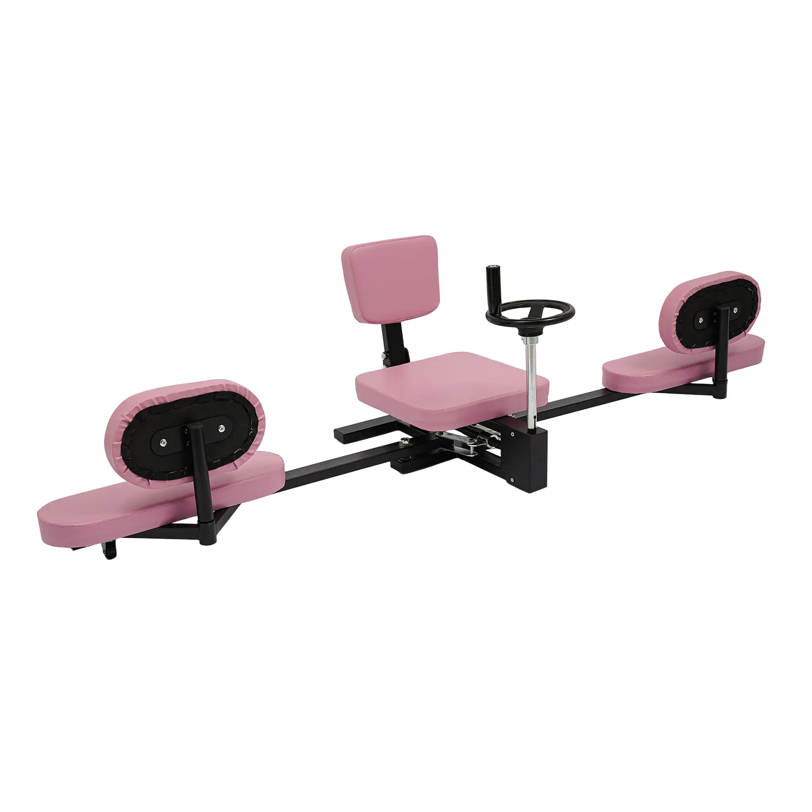 Modern Wood Sponge Leg Stretcher Machine, 0-210° Angle Adjustment, 220lbs Capacity, Foldable User-Friendly Design for Dance, Yoga, Leg Flexibility Enhancement (Indoor Furniture Accessory)