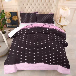 Polka Dot Pattern Comforter Set, Soft And Comfortable Bedding Set (1 Comforter + 1/2 Pillowcase, No Pillow Core), Suitable For Bedroom, Dormitory And Guest Room Decoration For Girls, Teenagers And Adults