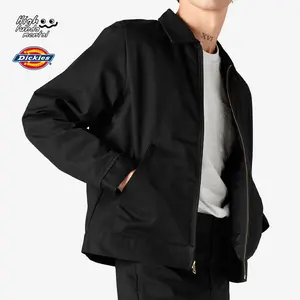 DICKIES Men's TJ15 Insulated Eisenhower Jacket Comfort Dickies Full Zipper Work Jackets Workwear Coat Cats (S to 5XL)