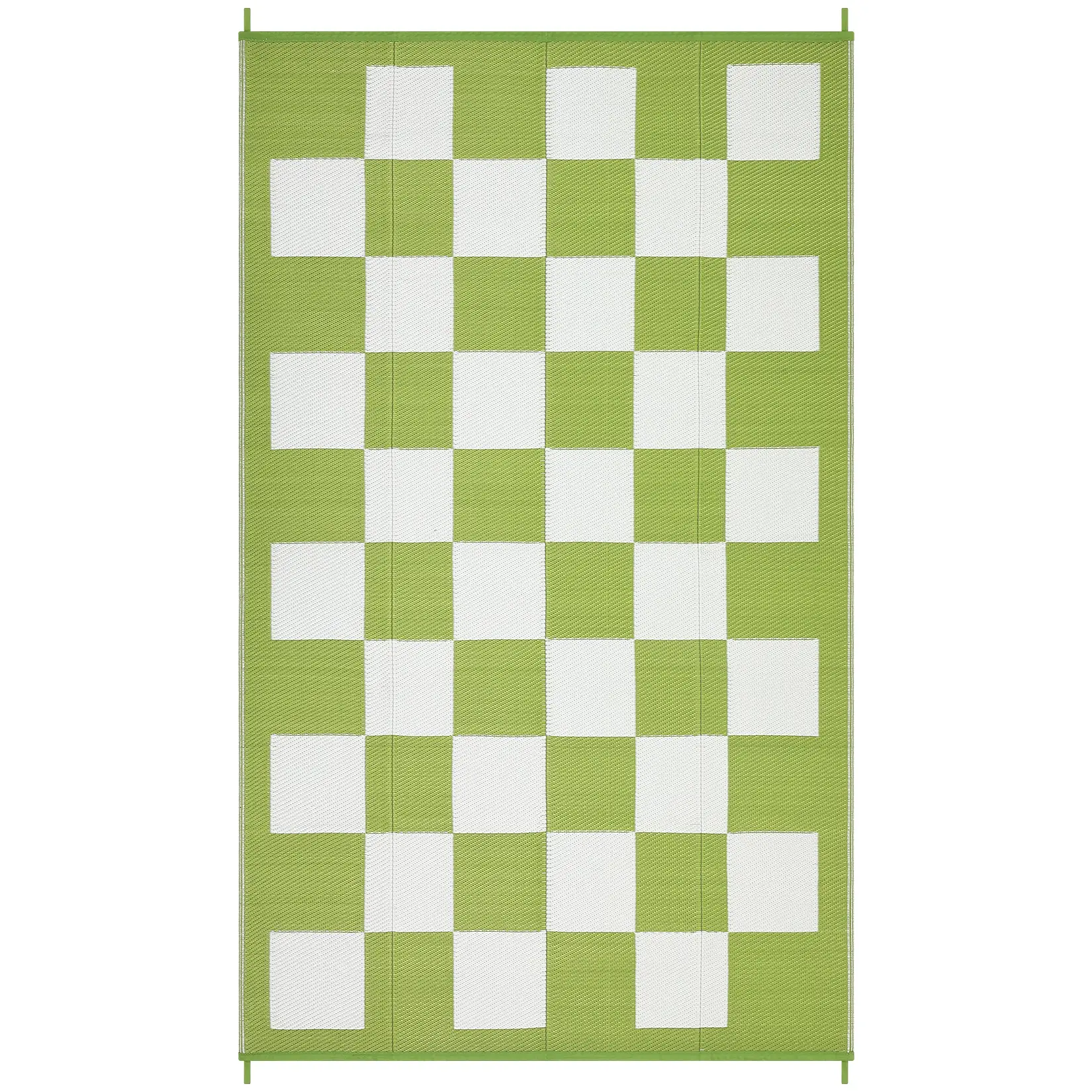 Garvee Waterproof Outdoor Patio Rug – Reversible Modern Checkered Carpet – Durable, Lightweight, UV & mark Resistant Floor Mat for RV, Porch, Deck, Balcony, Camping, Beach – Ideal for Outdoor Furniture and Decor