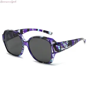 Women's Polarized Fit-Over Sunglasses (1/2-Pack) - UV & Glare Blocking Wrap Shades, PC Frame, Prescription Glasses Compatible, Sunglasses for Women, Over-Glasses Sports Eyewear, Ideal for Driving & Outdoor Use