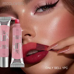 1PC Peel-off Lip Glaze Matte Lip Gloss Waterproof Long Lasting Non-stick Cups Matte Red Tear-off Liquid Tattoo Lipsticks Lip Stain Cosmetic