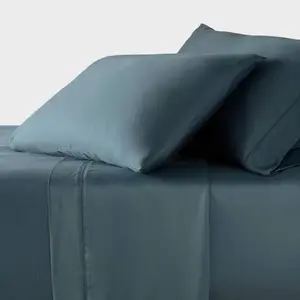 Twin/Twin XL 320 Thread Count Cool TENCEL Lyocell Sheet Set Graphite - Threshold Twin/Twin XL 320 Thread Count Cool TENCEL Lyocell Sheet Set Graphite - Threshold