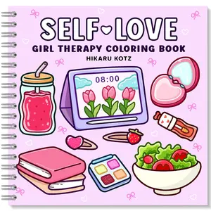 Self-Love: Girl Therapy Coloring Book to Inspire Yourself and Love Who You Are