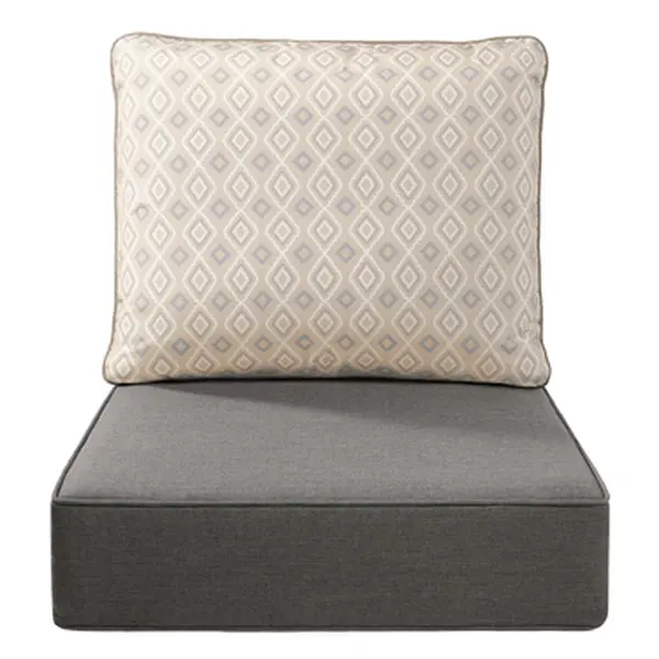 Belord Pop Comfy Durable Olefin Fabric Square Outdoor Cushions - 24"x24"x6" Patio Replacement Cushions for Outdoor Furniture