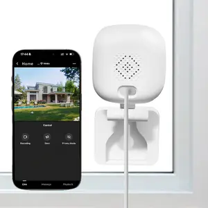 HD Window Camera, Dog Camera, Infrared Night Vision, Motion Detection, 2.4G WiFi Indoor Security Camera, Simple and Secure, Two-Way Audio, Plug-In Use, Ideal for Home Security, Live