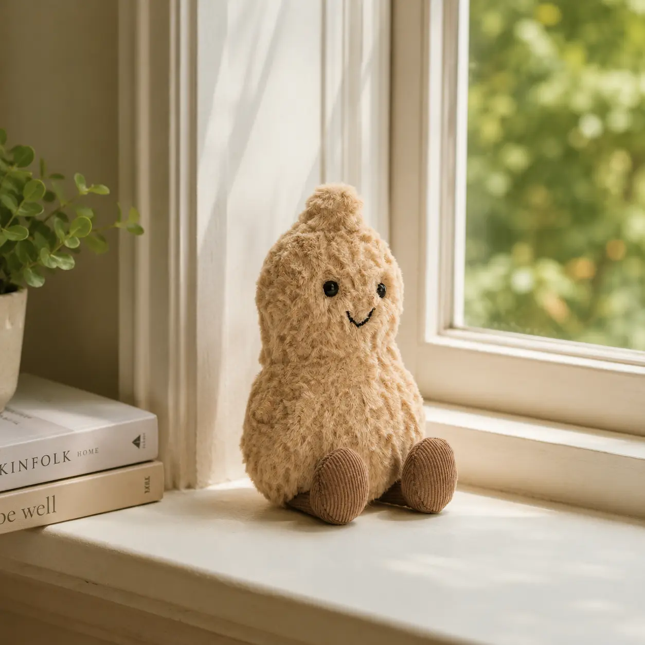 Jellycat Amuseables Peanut Plush Toy – Super Soft Peanut Stuffed Animal - Cute Gift for Kids & Collectors