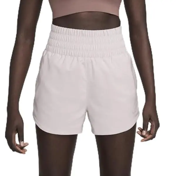 Nike One Women's Dri-FIT Ultra High-Waisted 3" Brief-Lined Shorts (Platinum Violet, DX6642-019) Size X-Small