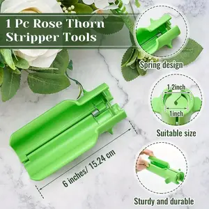 Rose Thorn Remover Tool, Leaf Peeling Tool, Flower Cleaner, Rose Pruning Shears, Garden Maintenance Tools, Efficient Gardening Accessories, Handle