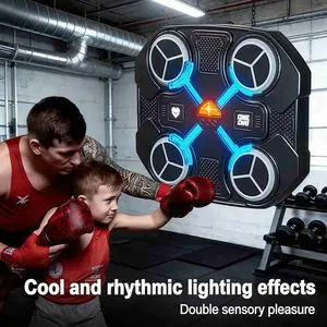 Interactive Punching Pad Game for Ages 3+, Smart Boxing Target, Sensory Training, Reaction Speed, Rhythm Exercise, Unisex Plastic Material, Boxing Equipment