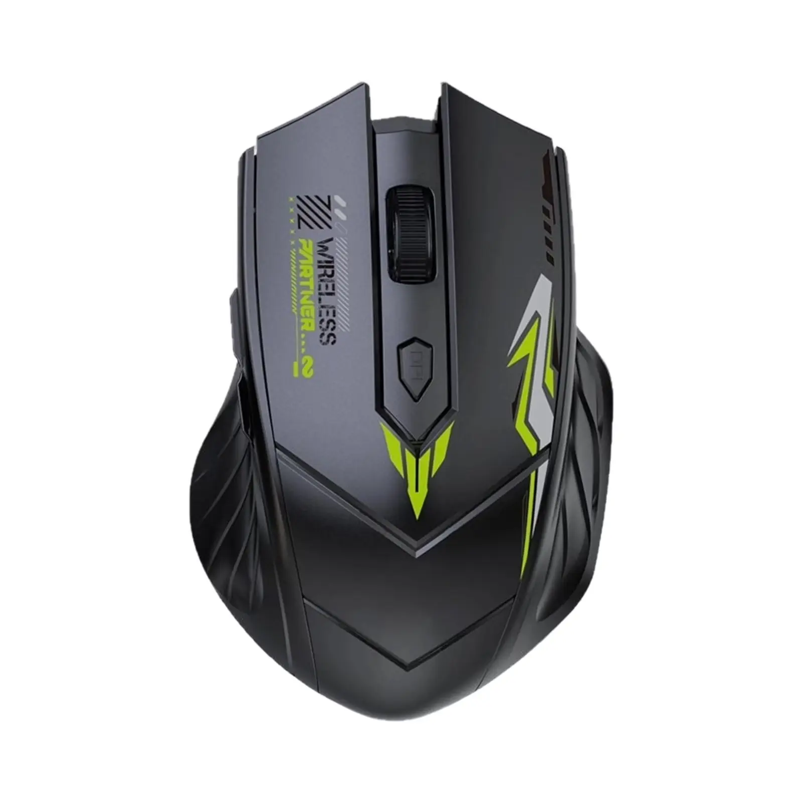 TPV Ergonomic Gaming Mouse - Wireless Bluetooth Dual-Mode, 6 Programmable Built-in Macro Keys, 3600DPI Adjustment, Type-C Fast Charging, Battery-Powered, Compatible with PCs and Laptops, Ergonomic Mouse