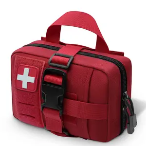 Survival First Aid Kits Tactical EMT Pouch Rip Away Molle Medical Pouches IFAK Emergency Survival Bag for Travel Outdoor Hiking Camping Supplies