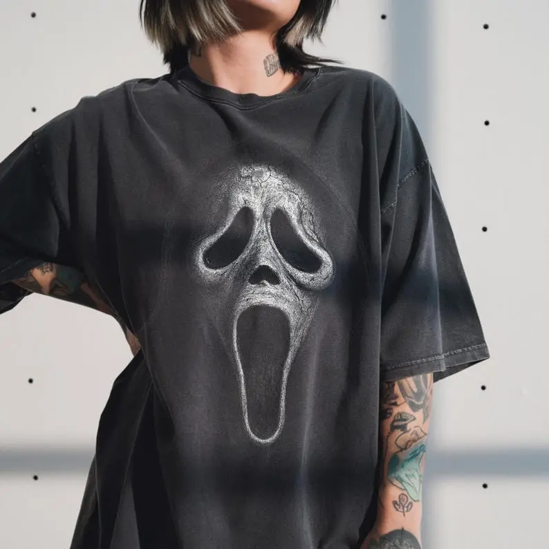 Ghostface | Retro Vintage-Style T-Shirt, Unisex Casual Street Wear