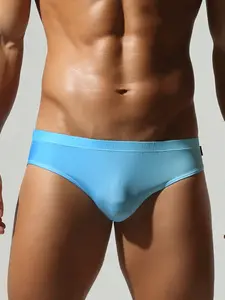 Cartoon Men's Triangle Underwear, Polyester Quick-Dry Cute Mens Underwear, Comfortable and Breathable, Perfect for Daily Wear