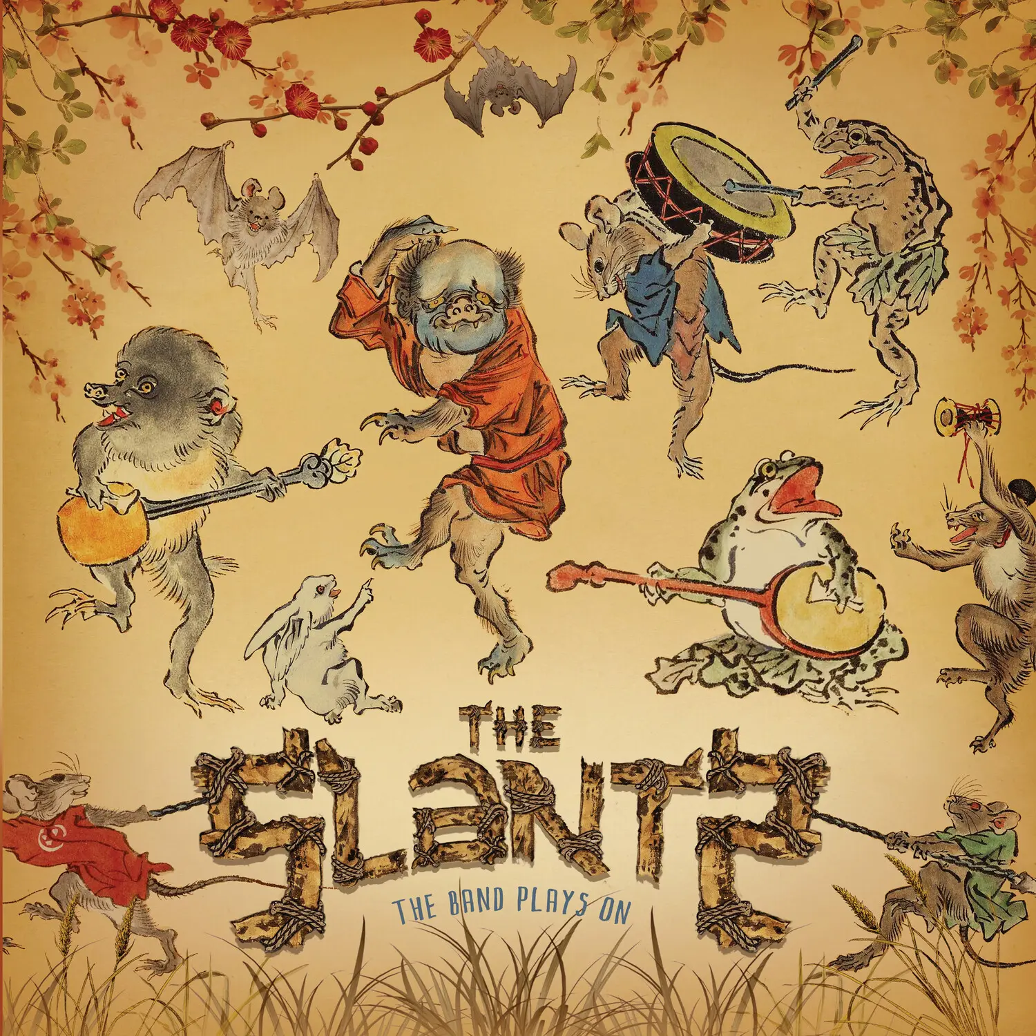 The Slants - The Band Plays On 2025 Release Limited Edition Yellow Colored Vinyl LP Record, Records Vinyl Albums, Vinyl Records