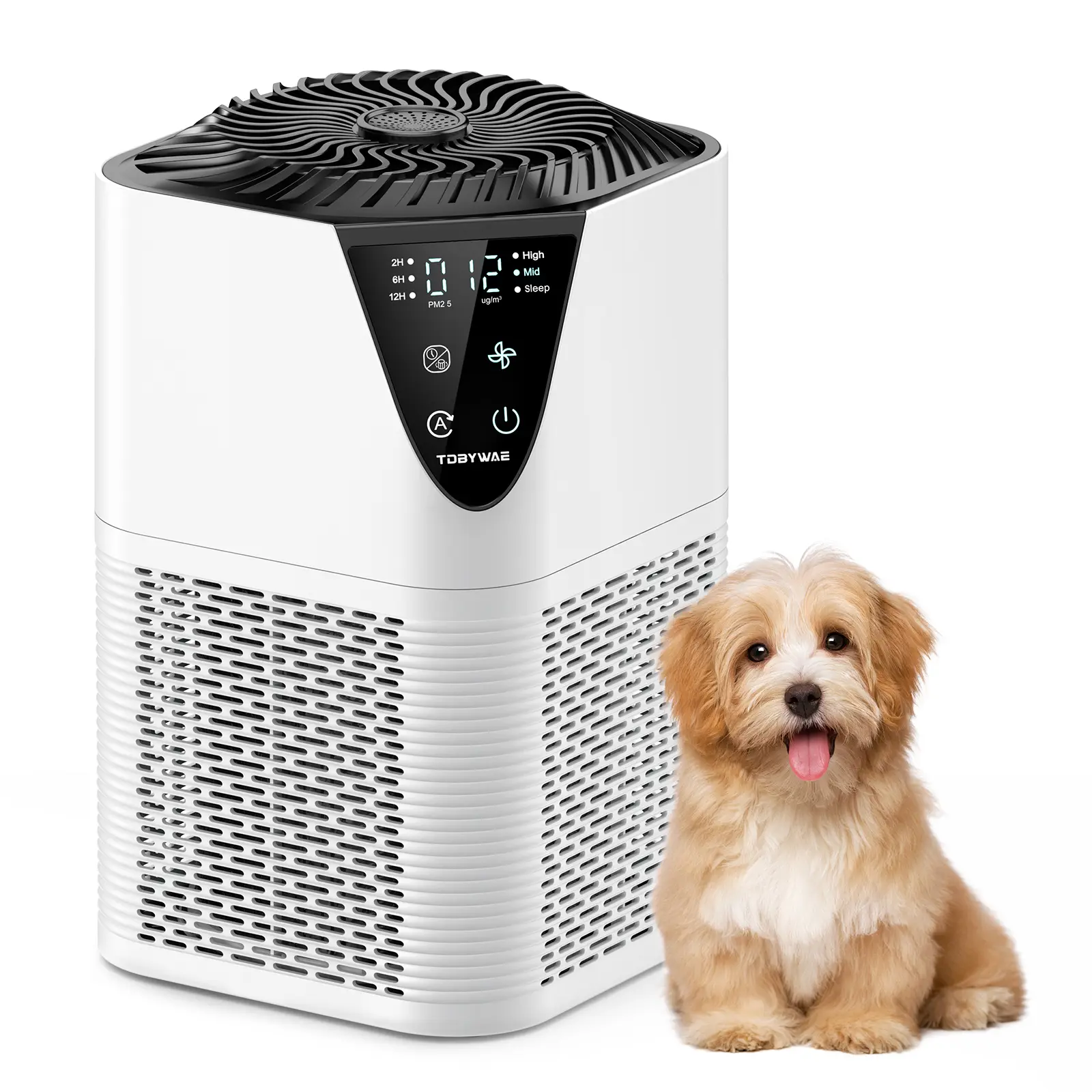 TDBYWAE MB-025 Air Purifier for Home Large Room,Covers Up to 1250 ft² ,3-Stage Filteration with HEPA Sleep Mode for Home,Bedroom,Office
