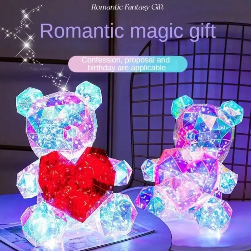 LED Light-Up Teddy Bear – Soft, Glowing Plush for Kids, Gifts & Nighttime Comfort