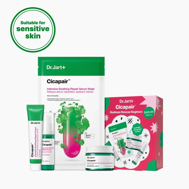 Dr.Jart+ Cicapair™ Redness Rescue Regimen Kit with Centella Asiatica