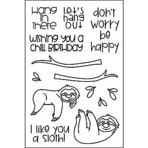 Crafts & Sewing The Stamps of Life sloths2stamp Clear Stamp Set