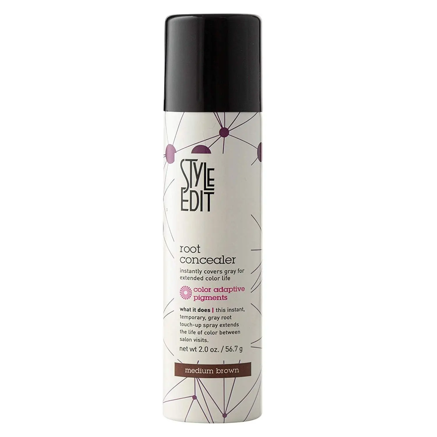 Style Edit Root Concealer Touch-Up Spray – Instant Gray Coverage for Hairline & Temples – Lightweight, No-Residue Formula – Made in USA – Perfect for Blonde Highlight & Ombre Haircare