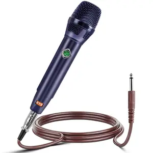 Kaschun Wired Dynamic Microphone, Cardioid Vocal Mic with 16.4ft XLR Cable, Plug-and-Play for Karaoke, Live Performance, DJ, Wedding & Home Studio