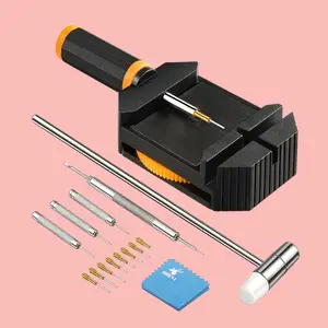JOREST Watch Link Removal Kit, Resizing Tool for Bracelet Adjustment & Replacement, Pin Remover for Sizing Strap, Watch Adjuster, Hammer for Watch Repair, Adjust Band, with User Manual, Punches
