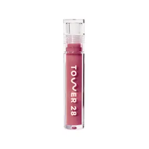Tower 28 ShineOn Jelly Non-Sticky Lip Gloss - Lip Oil with Moisturizing Apricot and Raspberry Seed Oil - Vegan, Clean, Cruelty-Free Hydrating