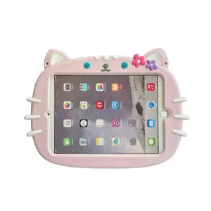 Cute Cat Design Tablet Case with Pen Slot, Rotatable Tablet Protective Cover, Tablet Protector for iPad Air 5/6, iPad Pro 11 2024, Tablet Casing