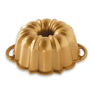NORDIC WARE 6-Cup Anniversary Bundt® Pan, Compact Kitchen Bakeware, Baking Tin and Mold, Gift-Ready