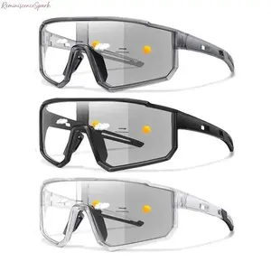 3-Pack Unisex Fashion Photochromic Cycling Sunglasses, Windproof Classic Casual Sports Eyewear, UV Protective Changing Lens Shades for Cycling, Fishing, Baseball, Hiking & Daily Outdoor Activities