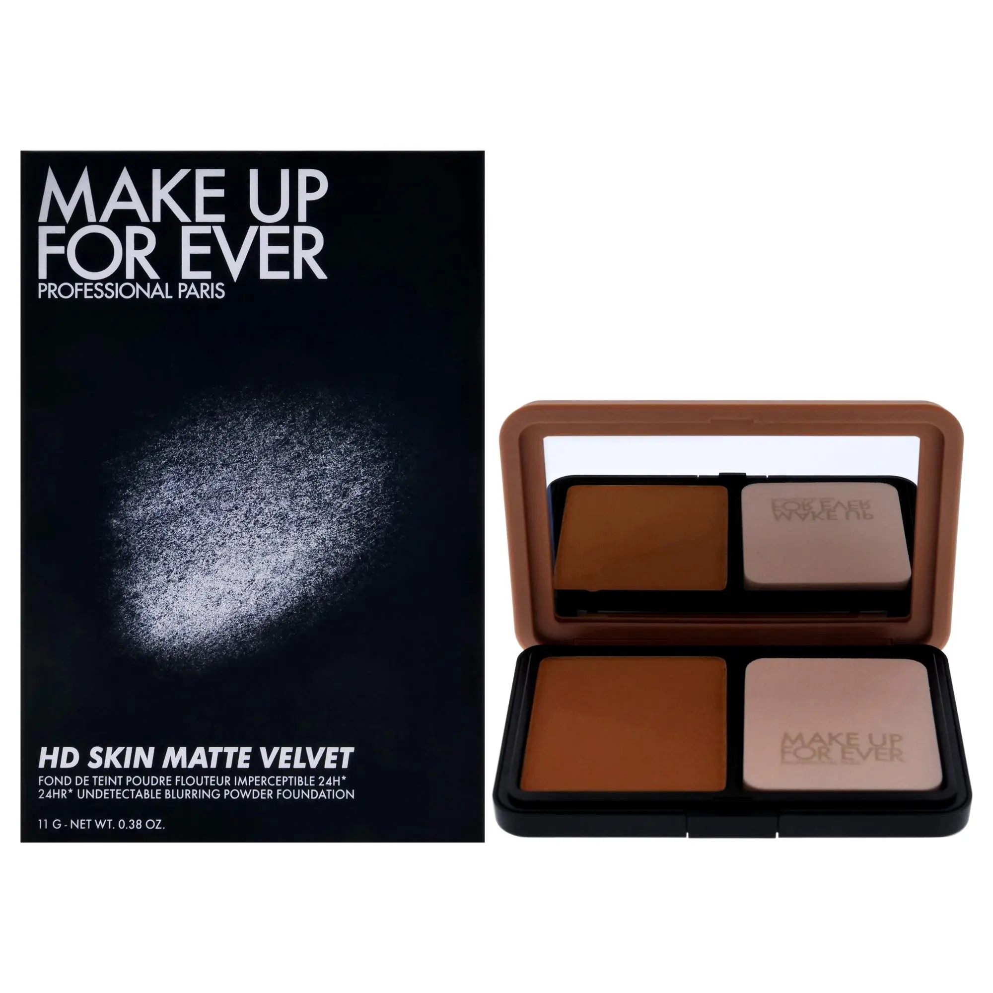 Make Up For Ever Women's HD Matte Compact Powder Foundation - 2Y30 Warm Sand, Smooth Long-Wear, 0.38 oz Makeup