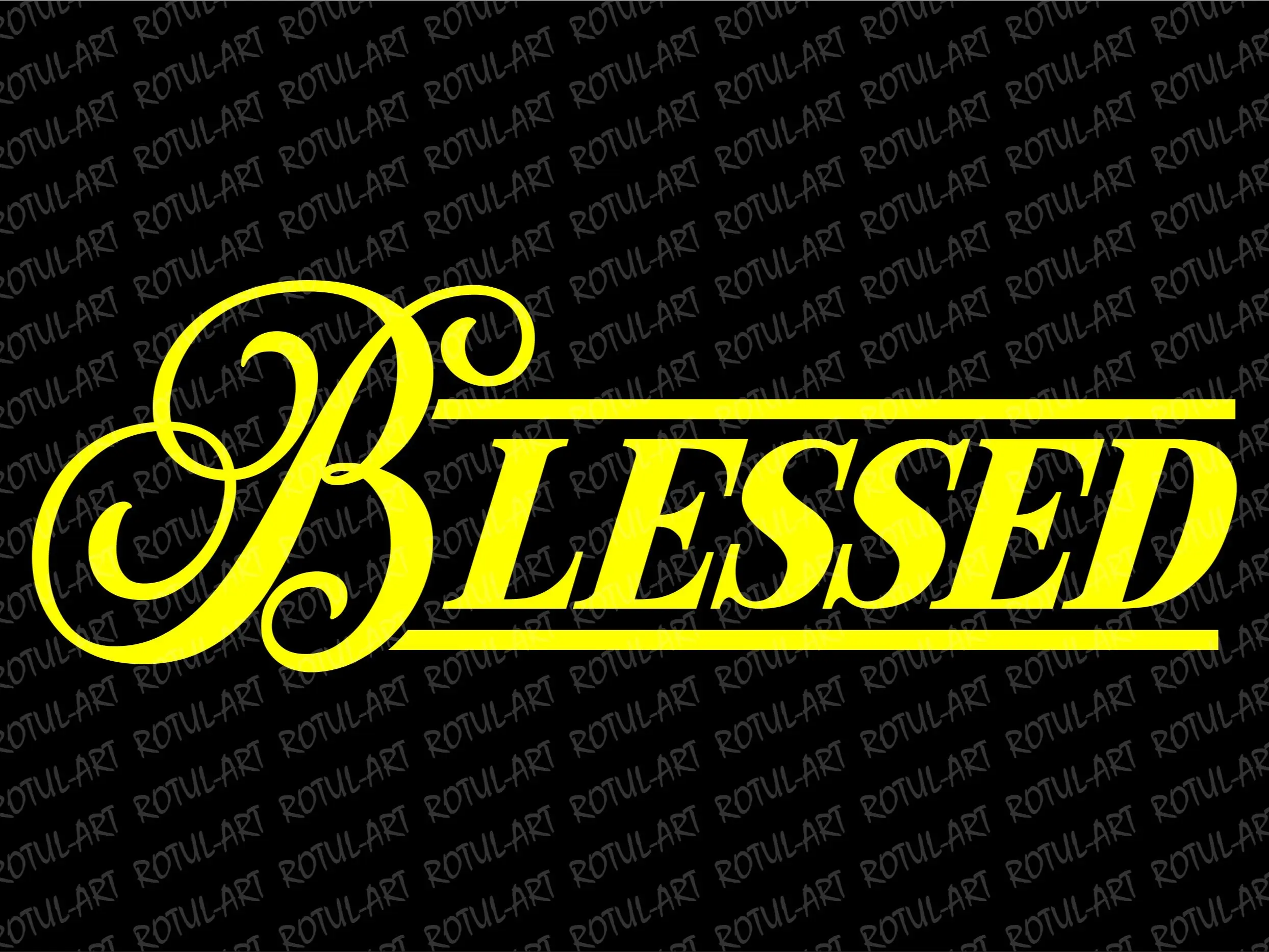Blessed-Vinyl Sticker