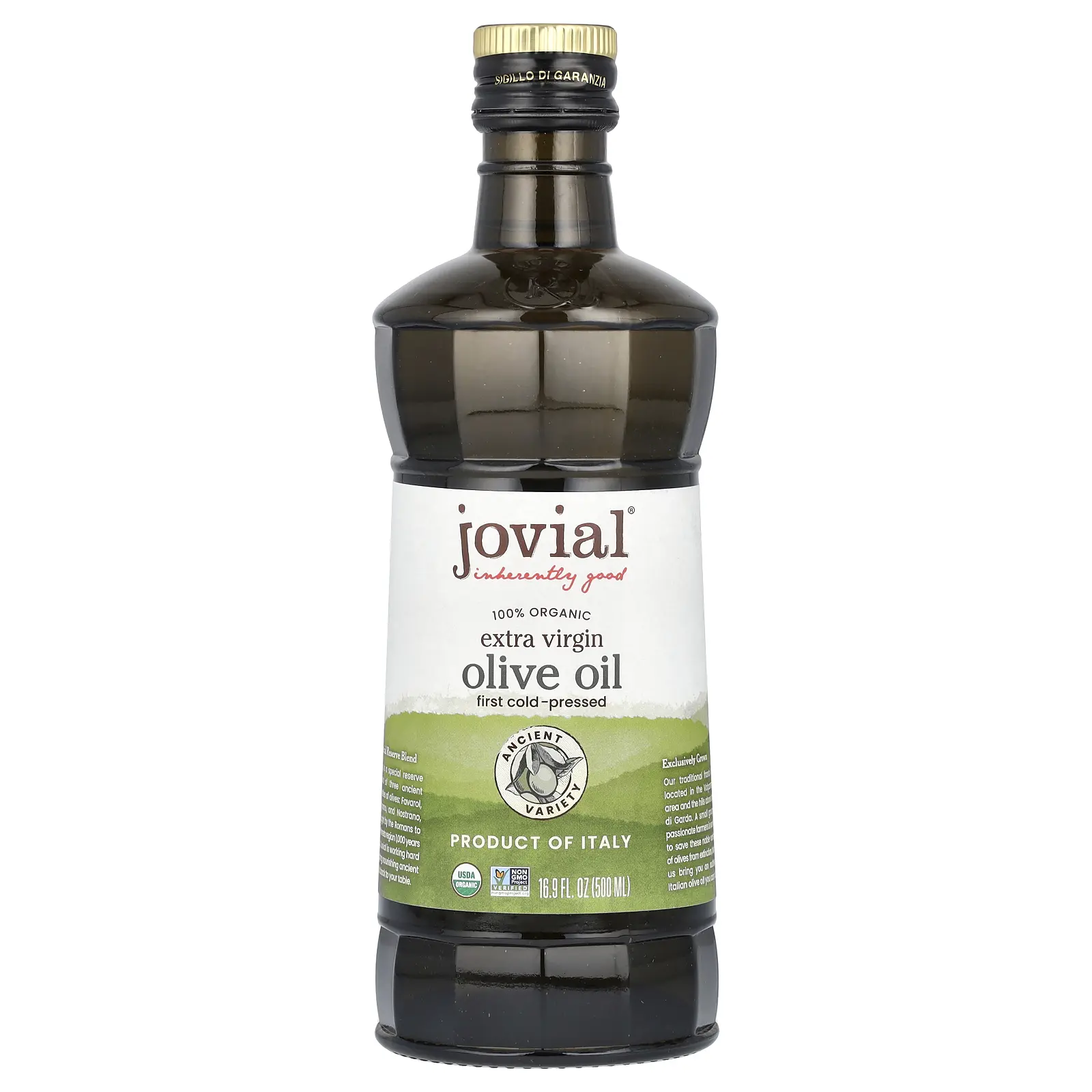Jovial 100% Organic Extra Virgin Olive Oil, 16.9 fl oz (500 ml) Jovial 100% Organic Extra Virgin Olive Oil, 16.9 fl oz (500 ml)