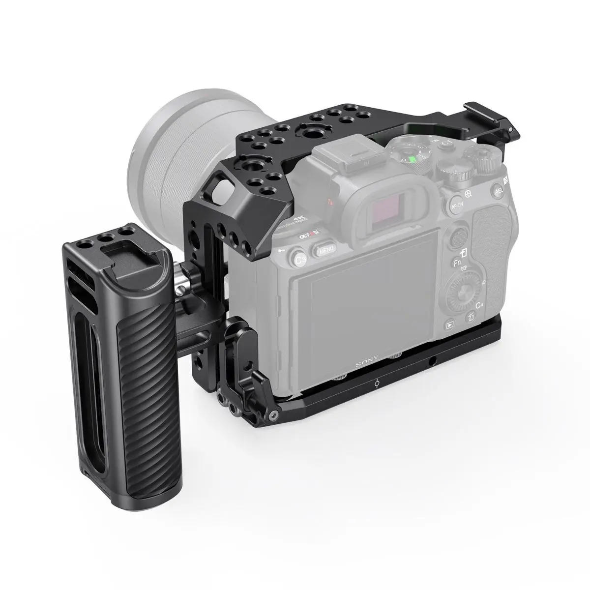 SmallRig Full Camera Cage Kit with Aluminum Universal Side Handle and HDMI Cable Clamp for Sony A7R IV