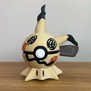 #0778 Mimikyu Ball - Made to Order, High-Quality PLA, 3D Printed Pokeball Figure