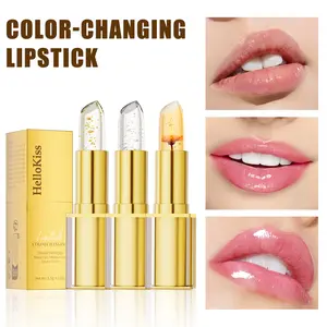 Gold Leaf Color Changing Lipstick, Moisturizing Temperature Change Lip Balm