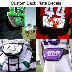 Custom Back Plate Decal by SLEEFS (Back Plate Not Included) - Personalize Your Game with High-Quality, Durable, and Easy-to-Apply Design for Any Back Plate Size