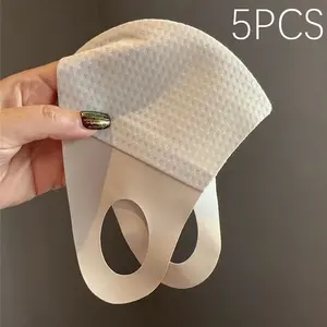 5-Pack: Summer Sun Protection Masks — Breathable, Seamless "Ice Silk" Fabric — Lightweight, Nude-Tone, Minimalist Design — UV-Resistant & Stylish for Women