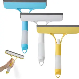 New 3-In-1 Multi-Purpose Cleaning Tool with Spray Bottle, Dual-Sided Glass Scraper for Windows Mirrors Floors Cars, Efficient Cleaning Solution