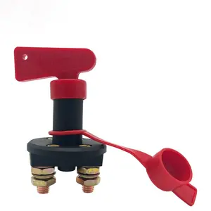 1pc Car Battery Switch High Current Battery Disconnect Isolator Cut Off Switch for Marine Auto ATV Motor Vehicles Interior Parts