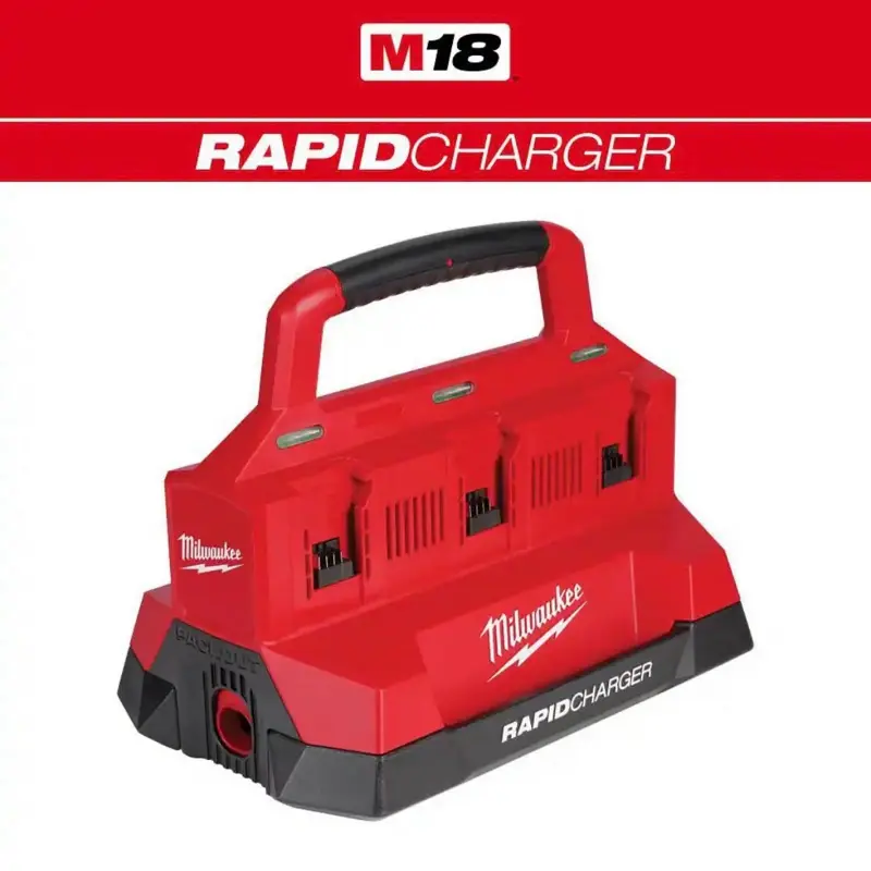 Milwaukee M18 18V Lithium-Ion PACKOUT 6-Port Rapid Charger