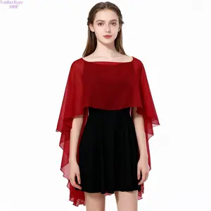 Women's Chiffon Pullover Shawl Cloak - Lightweight, Breathable, Flowy Sheer Loose Fit Cover Ups with Extended Sunscreen Arm Cover, Casual Outerwear for Summer Beach Travel & Sun Protection