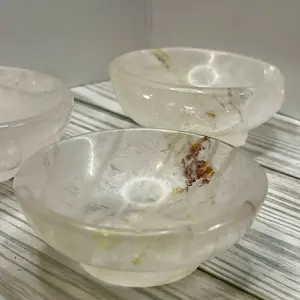 Clear Quartz Bowl for Clarity, Cleanse, & Amplification